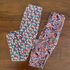 LulaRoe OS Legging Bundle (2 Pair)